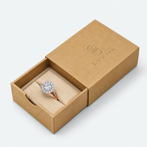 Eco-friendly Kraft Paper Jewelry Boxes Wholesale
