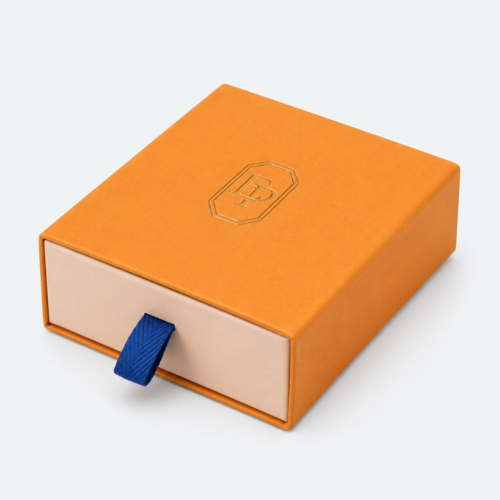 Orange Color Drawer Gift Box Factory Custom Wholesale
