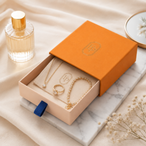 Orange Color Drawer Gift Box Factory Custom Wholesale 4 Orange Color Drawer Gift Box Factory Custom Wholesale