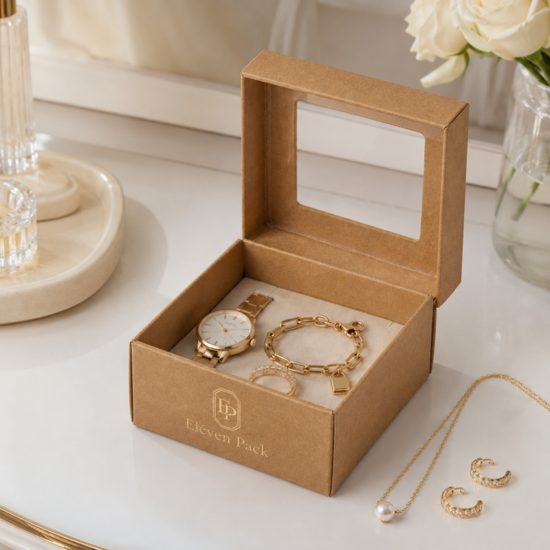 Retail Box Custom Luxury Gift Window Wholesale Packaging