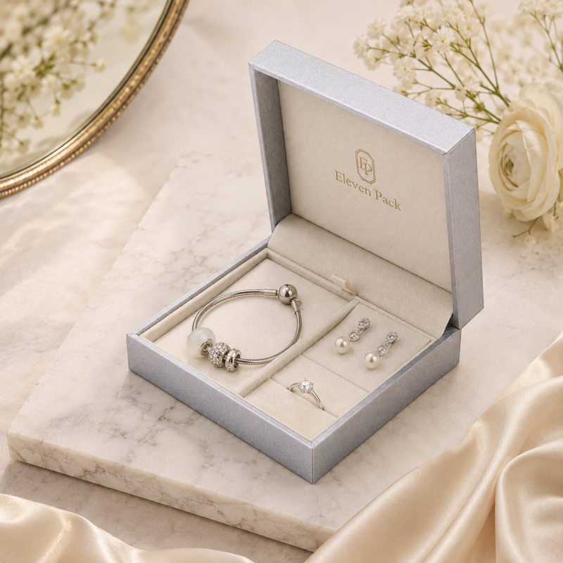Silver Personalized Jewelry Box Custom Wholesale 4 Silver Personalized Jewelry Box Custom Wholesale