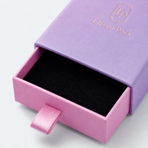 Art Paper Drawer Gradient Jewelry Box - material or structure detail - JB-BM-01-P19