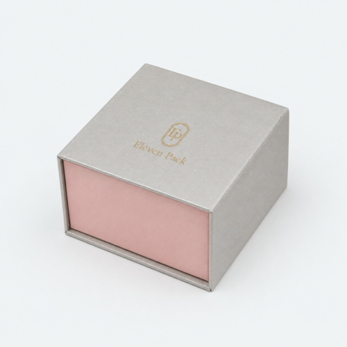 Flip-Top Multi-Functional Premium Cardboard Jewelry Box - closed product view - JB-BM-01-P52