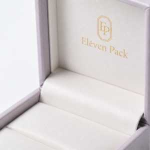 Hinged Elegant Cardboard Jewelry Box for Necklaces and Rings - material or structure detail - JB-BM-01-P22