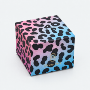 Paper Luxury Leopard Print Earring Box - closed product view - JB-BM-01-P41