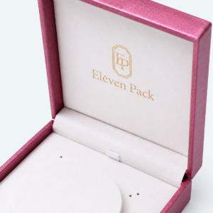 Pink-Purple Textured Art Paper Bangle Box - material or structure detail - JB-BM-01-P46