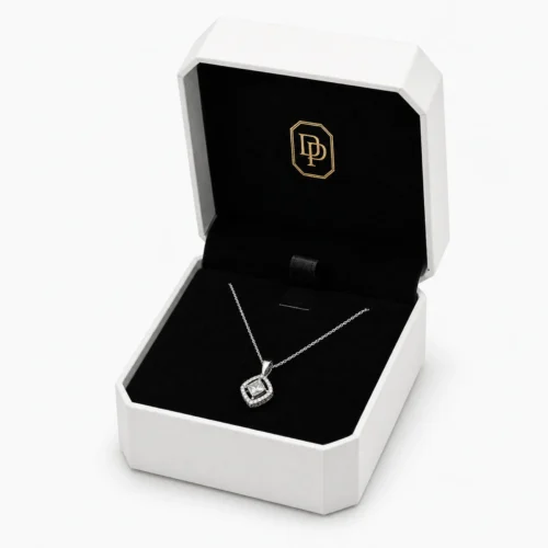 custom-white-art-paper-flip-top-necklace-box-image-01-main-open Custom White Art Paper Flip Top Necklace Box