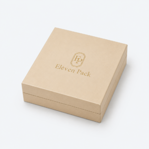 Yellow Lid and Base Foam Insert Cardboard Jewelry Box - closed product view - JB-BM-01-P17 Yellow Lid and Base Foam Insert Cardboard Jewelry Box - closed product view - JB-BM-01-P17
