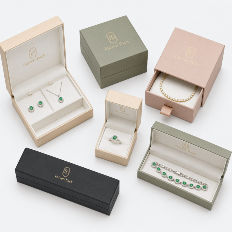 Yellow Lid and Base Foam Insert Cardboard Jewelry Box - lifestyle product scene - JB-BM-01-P17 Yellow Lid and Base Foam Insert Cardboard Jewelry Box - lifestyle product scene - JB-BM-01-P17