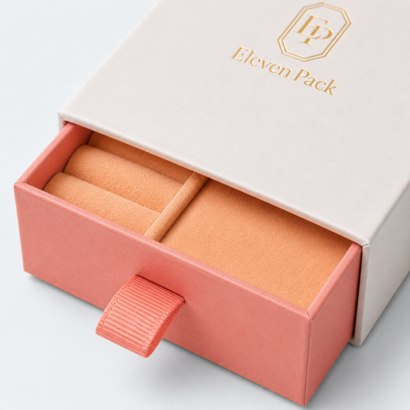Custom Two-Tone Paper Gift Box - material or structure detail - GB-BM-05-P11