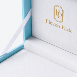 Blue Lid and Base Slanted Lid Fresh Style Cardboard Jewelry Box - material or structure detail - JB-BM-01-P65 Blue Lid and Base Slanted Lid Fresh Style Cardboard Jewelry Box - material or structure detail - JB-BM-01-P65