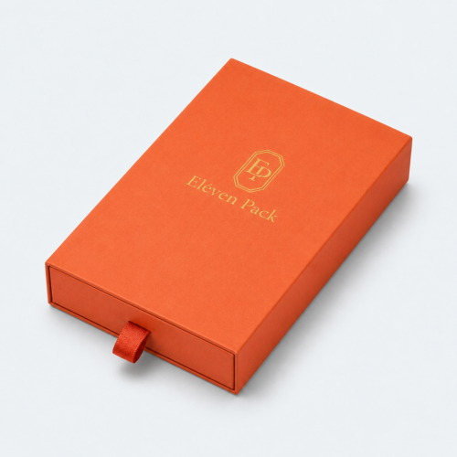 Seven-Color Paper Drawer Dopamine Color Jewelry Box - closed product view - JB-BM-01-P68