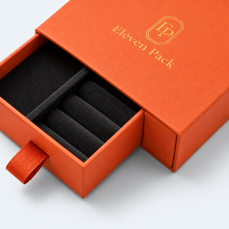 Seven-Color Paper Drawer Dopamine Color Jewelry Box - material or structure detail - JB-BM-01-P68