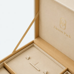 Yellow Art Paper Lid and Base Double-Layer Luxury Jewelry Box - material or structure detail - JB-BM-01-P77 Yellow Art Paper Lid and Base Double-Layer Luxury Jewelry Box - material or structure detail - JB-BM-01-P77