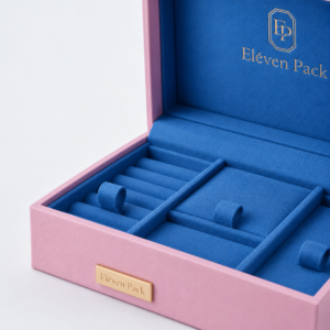 Custom Pink Paper Drawer Jewelry Box - material or structure detail - JB-BM-01-P78 Custom Pink Paper Drawer Jewelry Box - material or structure detail - JB-BM-01-P78