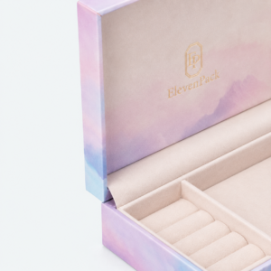 Colorful Lid and Base Iridescent Cardboard Jewelry Box - material or structure detail - JB-BM-01-P80 Colorful Lid and Base Iridescent Cardboard Jewelry Box - material or structure detail - JB-BM-01-P80