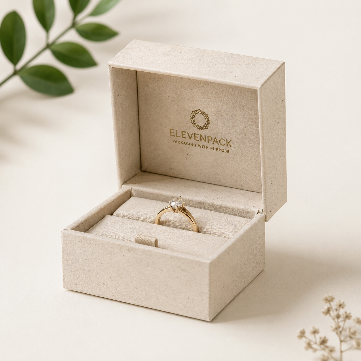 Eco-friendly paper jewelry boxes