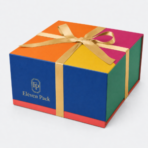 custom multicolor paper lid and base ribbon bow gift box gift box 3 - GB-BM-02-P39 product image 3
