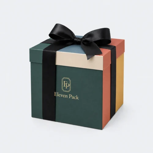 custom multicolor paper lid and base ribbon bow gift box retail gift box 2 - GB-BM-02-P42 product image 2