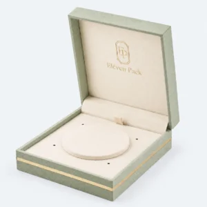 custom four color velvet fabric hinged jewelry box jewelry box 4 - JB-BM-02-P4 product image 4