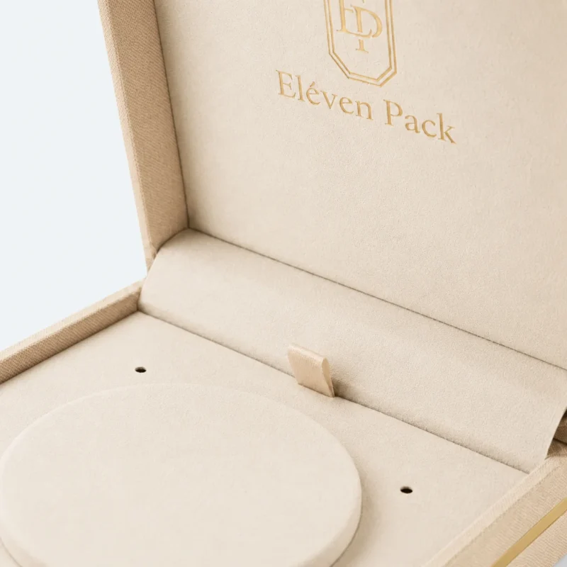 custom four color velvet fabric hinged jewelry box jewelry box 6 - JB-BM-02-P4 product image 6