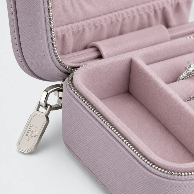 custom multicolor zipper cartoon travel jewelry organizer jewelry box 6 - JB-BM-02-P9 product image 6