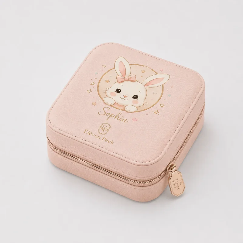 custom multicolor zipper cartoon travel jewelry organizer jewelry box 8 - JB-BM-02-P9 product image 8