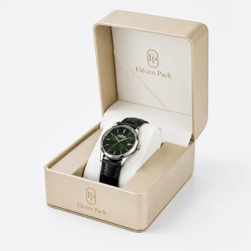 custom multicolor pu leather flip top luxury watch box jewelry box 2 - JB-BM-05-P17 product image 2