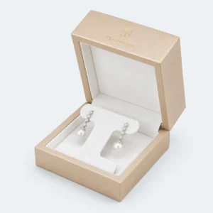 custom three color pu leather premium custom earring box jewelry box 2 - JB-BM-05-P39 product image 2