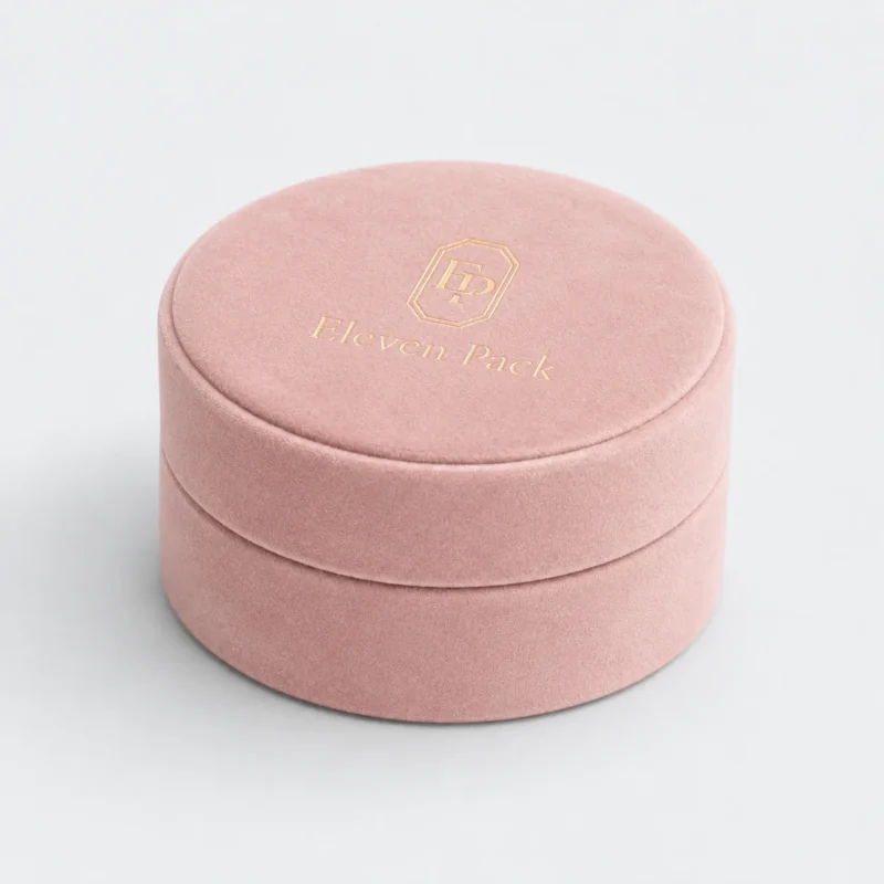 custom multicolor velvet lid and base round jewelry packaging jewelry box 3 - JB-BM-08-P49 product image 3 custom multicolor velvet lid and base round jewelry packaging jewelry box 3 - JB-BM-08-P49 product image 3