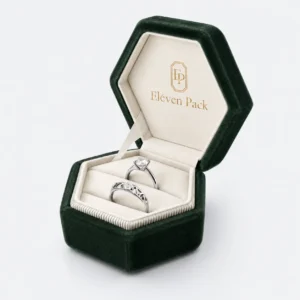 custom multicolor velvet ring box jewelry box 2 - JB-BM-08-P50 product image 2