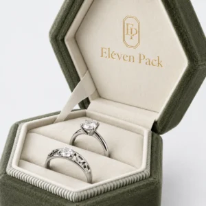 custom multicolor velvet ring box jewelry box 4 - JB-BM-08-P50 product image 4