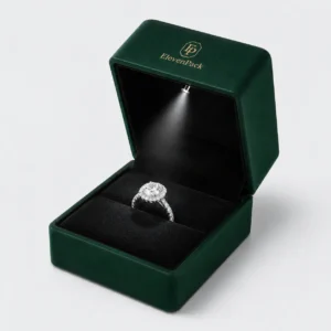 custom five color with led light luxury ring box jewelry box 2 - JB-BM-10-P5 product image 2