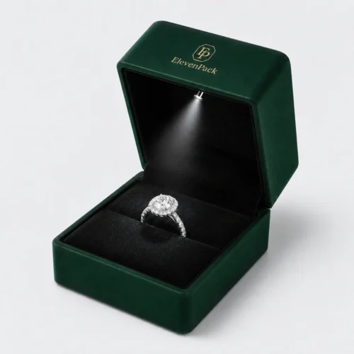 custom five color with led light luxury ring box jewelry box 2 - JB-BM-10-P5 product image 2