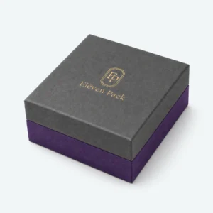 custom-gray-textured-paper-lid-and-base-luxury-jewelry-box-image-02-closed Custom Luxury Gray Textured Paper Hinged Ring Box