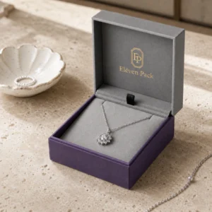 custom-gray-textured-paper-lid-and-base-luxury-jewelry-box-image-05-usage-scene Custom Luxury Gray Textured Paper Hinged Ring Box