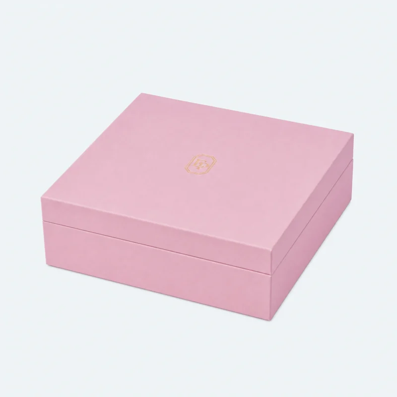 Custom Pink Paper Drawer Jewelry Organizer Box