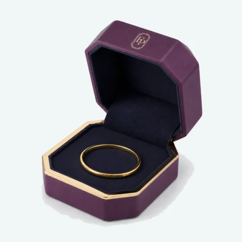 custom-purple-octagonal-pu-leather-bracelet-box-image-01-main-open Custom Purple PU Leather Octagonal Ring Box
