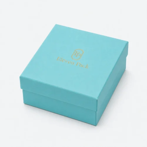 Tiffany Blue Paper Necklace Box Closed