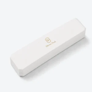 Custom White Art Paper Flip Top Bracelet Box