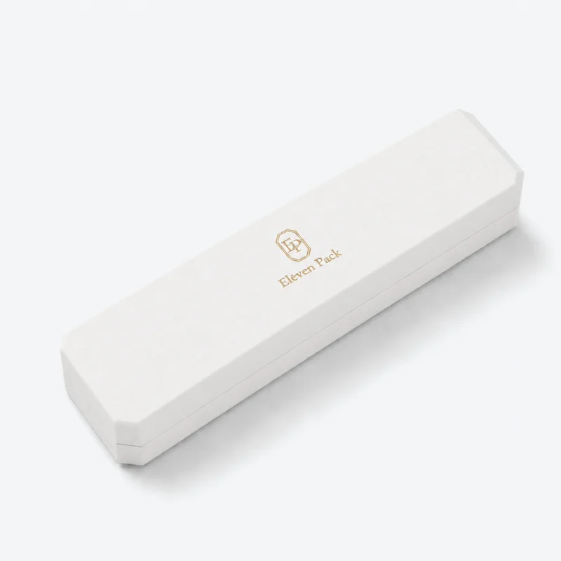 Custom White Art Paper Flip Top Bracelet Box