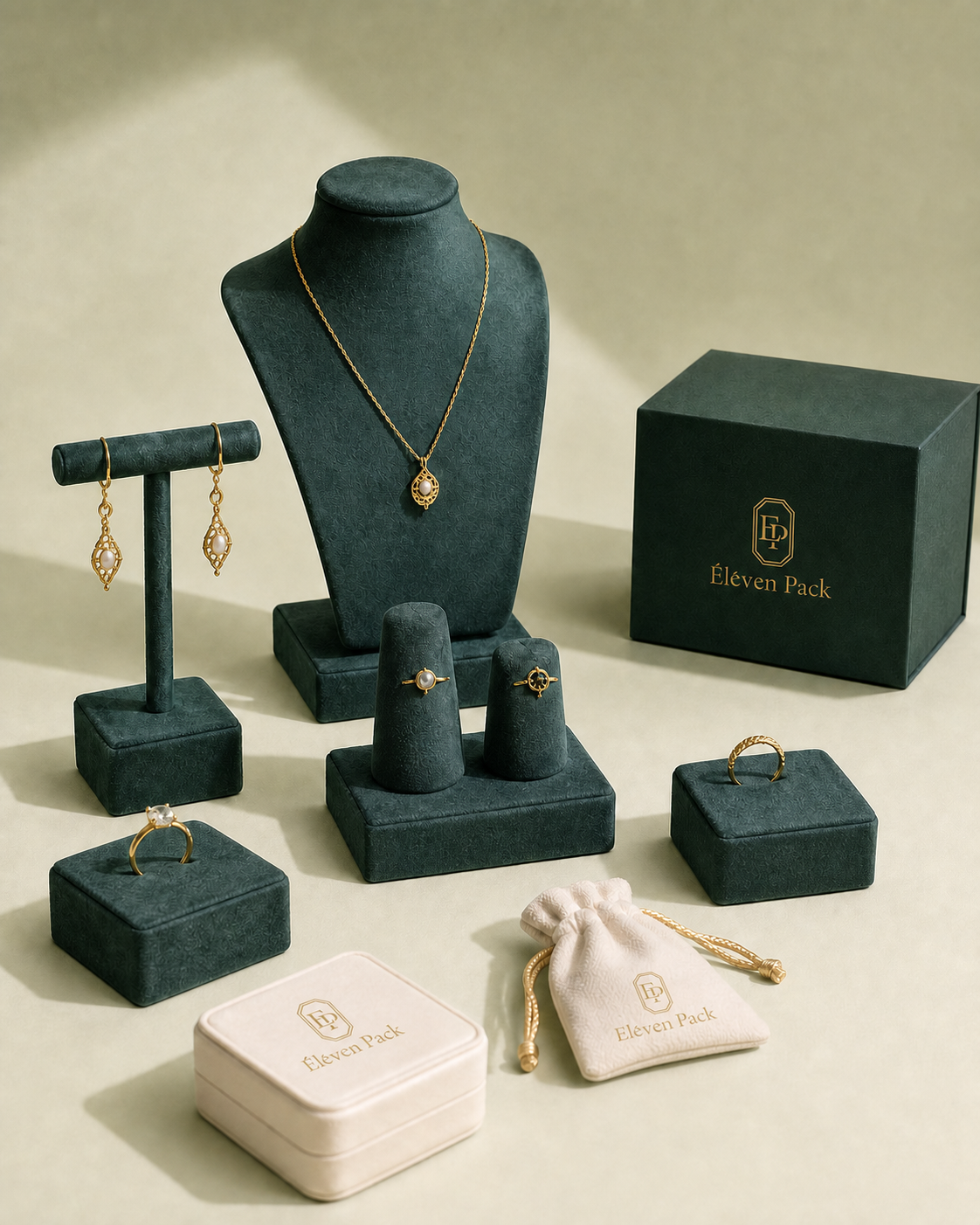 Custom jewelry displays for retail stores and boutiques