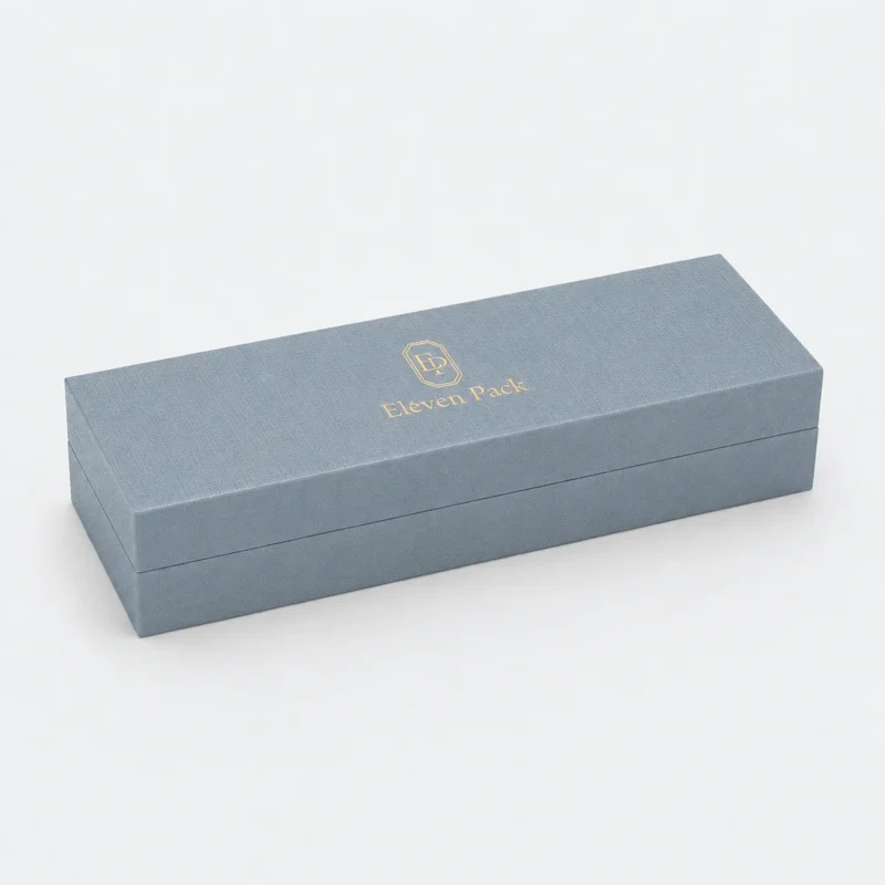 Custom Multicolor Paper Hinged Bracelet Box - closed product view Custom Multicolor Paper Hinged Bracelet Box - closed product view