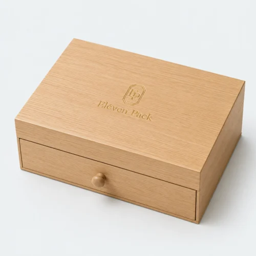 Rigid Paperboard Drawer Jewelry Organizer - closed product view - GB-BM-02-P10