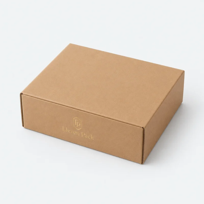 Corrugated Paper Multifunctional Custom Beverage Gift Box - closed product view - GB-BM-02-P12 Corrugated Paper Multifunctional Custom Beverage Gift Box - closed product view - GB-BM-02-P12