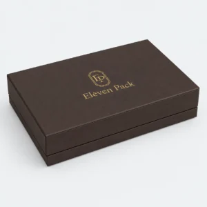 Colorful Paper Square Chocolate Gift Box - closed product view - GB-BM-02-P14