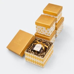 Christmas Cardboard Gift Box - closed product view - GB-BM-02-P16