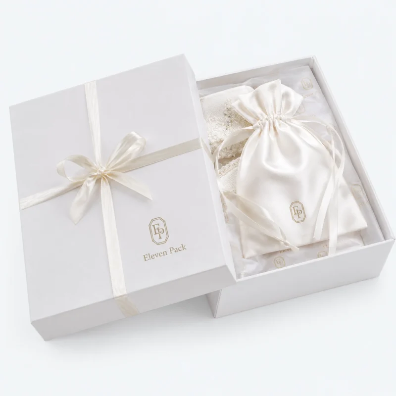 Art Paper Ribbon Bow Wedding Dress Storage Box - open product view - GB-BM-02-P19