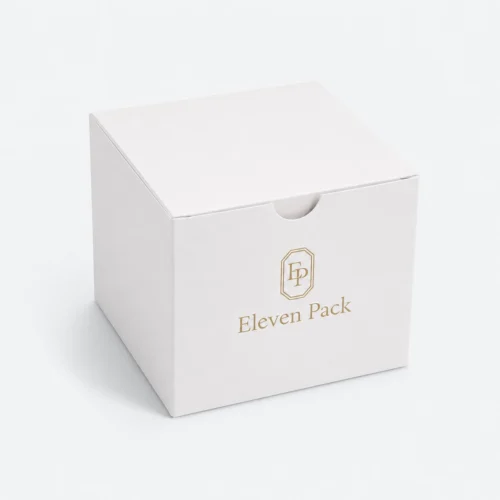 White Paper Gift Box - closed product view - GB-BM-02-P21