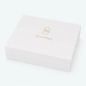 White Christmas Cardboard Gift Box - open product view - GB-BM-02-P25 White Christmas Cardboard Gift Box - open product view - GB-BM-02-P25